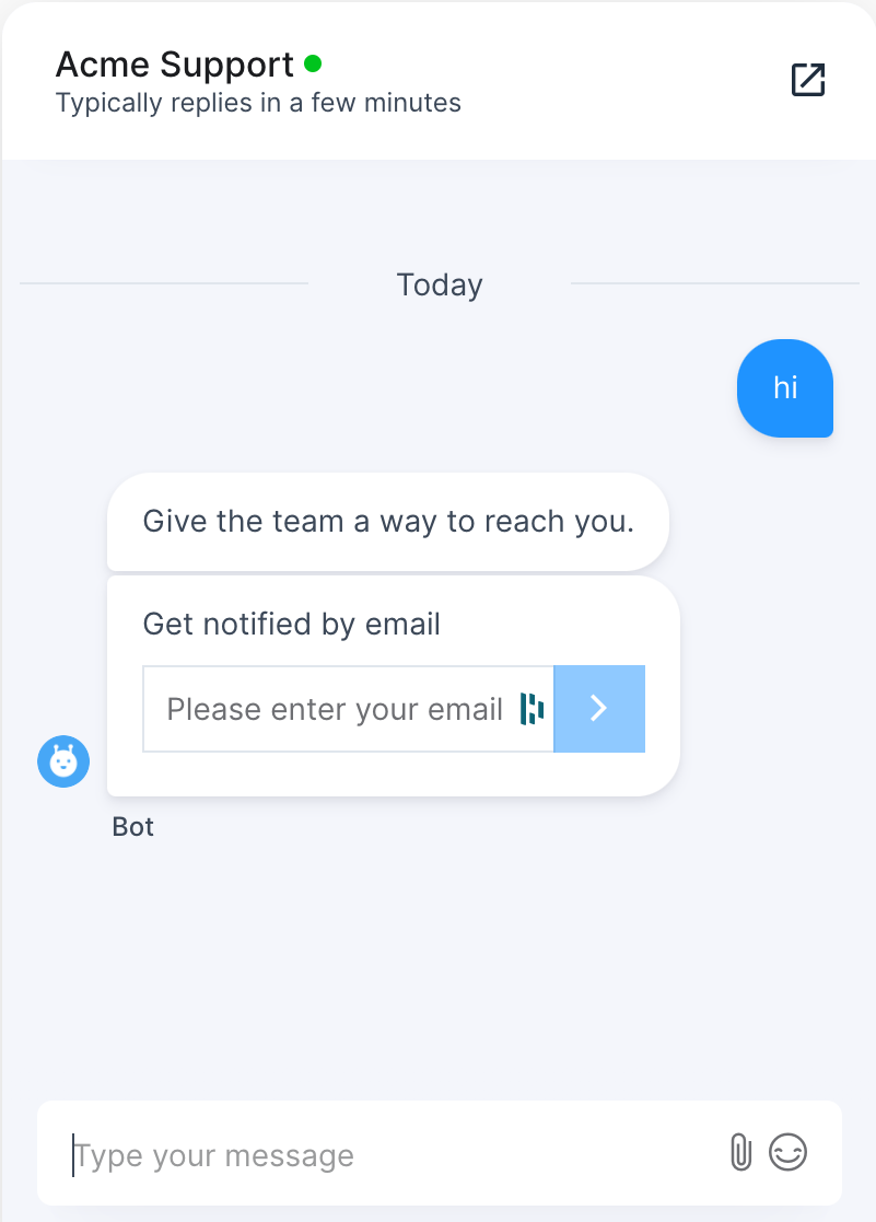 chatwoot-email-collect